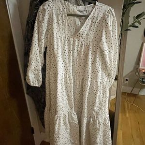 ASOS midi polka dot dress